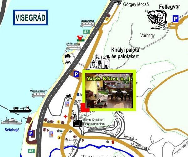 Zách Klára utcai Apartman Visegrád Exterior foto